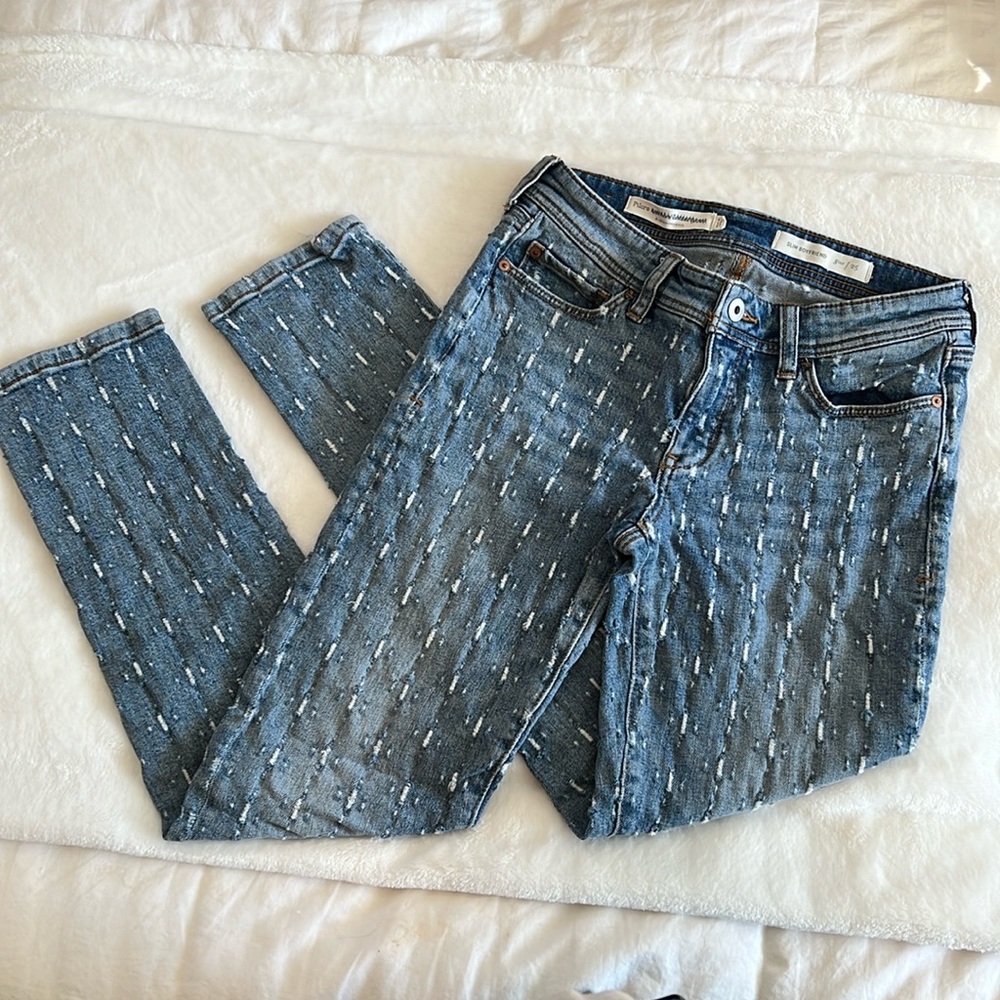 Pilcro Distressed Jeans